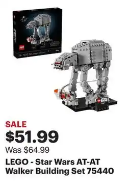 Best Buy LEGO - Star Wars AT-AT Walker Building Set 75440 offer