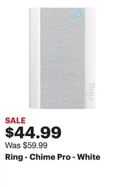 Best Buy Ring - Chime Pro - White offer