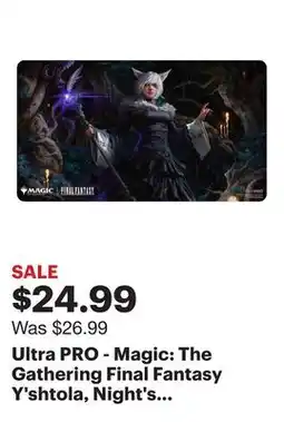 Best Buy Ultra PRO - Magic: The Gathering Final Fantasy Y'shtola, Night's Blessed (Commander) Playmat offer