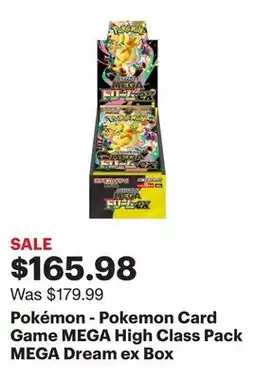 Best Buy Pokémon - Pokemon Card Game MEGA High Class Pack MEGA Dream ex Box offer