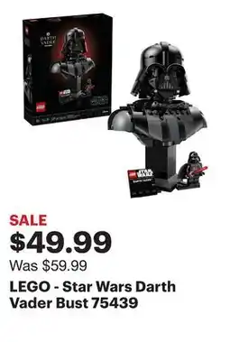 Best Buy LEGO - Star Wars Darth Vader Bust 75439 offer