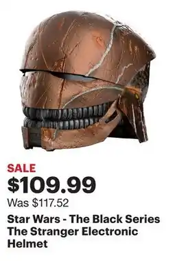 Best Buy Star Wars - The Black Series The Stranger Electronic Helmet offer