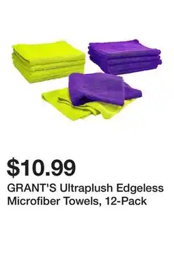 Harbor Freight Tools GRANT'S Ultraplush Edgeless Microfiber Towels, 12-Pack offer