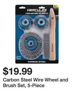 Harbor Freight Tools Carbon Steel Wire Wheel and Brush Set, 5-Piece offer