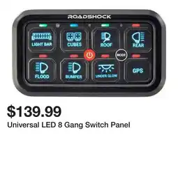 Harbor Freight Tools Universal LED 8 Gang Switch Panel offer