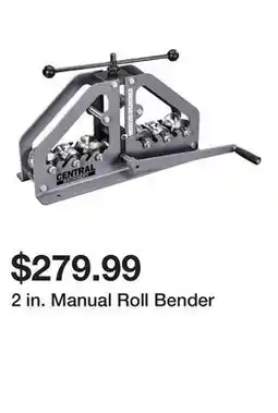 Harbor Freight Tools 2 in. Manual Roll Bender offer