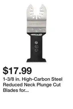 Harbor Freight Tools 1-3/8 in. High-Carbon Steel Reduced Neck Plunge Cut Blades for Oscillating Multi-Tools, 3-Pack offer