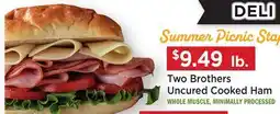 Heinen's Two Brothers Uncured Cooked Ham offer