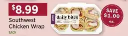 Heinen's Southwest Chicken Wrap offer