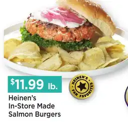 Heinen's Heinen's In-Store Made Salmon Burgers offer