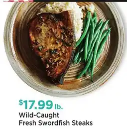 Heinen's Wild-Caught Fresh Swordfish Steaks offer