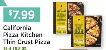 Heinen's California Pizza Kitchen Thin Crust Pizza offer