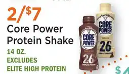Heinen's Core Power Protein Shake offer