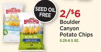 Heinen's Boulder Canyon Potato Chips offer