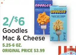 Heinen's Goodles Mac & Cheese offer