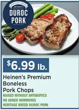 Heinen's Heinen's Premium Boneless Pork Chops offer