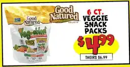 Ollie's 6 CT. VEGGIE SNACK PACKS offer