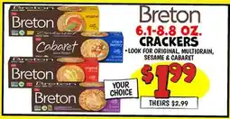 Ollie's Breton CRACKERS offer
