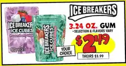 Ollie's 3.24 OZ. ICE BREAKERS ICE CUBES offer