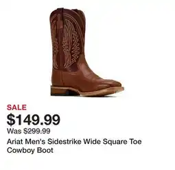 Tractor Supply Company Ariat Men's Sidestrike Wide Square Toe Cowboy Boot offer