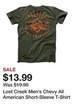 Tractor Supply Company Lost Creek Men's Chevy All American Short-Sleeve T-Shirt offer