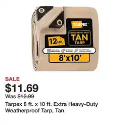 Tractor Supply Company Tarpex 8 ft. x 10 ft. Extra Heavy-Duty Weatherproof Tarp, Tan offer