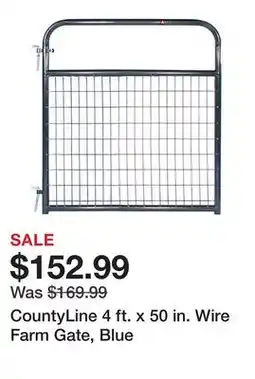 Tractor Supply Company CountyLine 4 ft. x 50 in. Wire Farm Gate, Blue offer