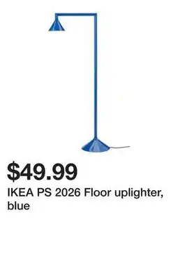Ikea IKEA PS 2026 Floor uplighter, blue offer