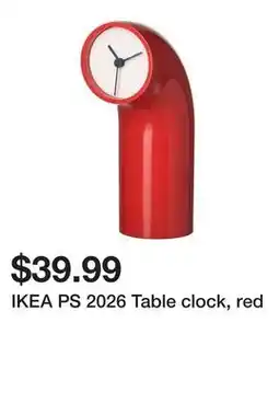 Ikea IKEA PS 2026 Table clock, red offer