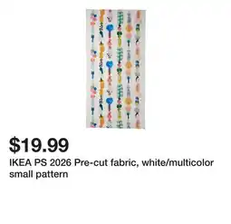 Ikea IKEA PS 2026 Pre-cut fabric, white/multicolor small pattern offer