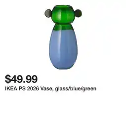 Ikea IKEA PS 2026 Vase, glass/blue/green offer