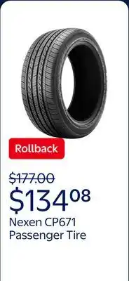 Walmart Nexen CP671 All Season P225/40R18 88V Passenger Tire offer