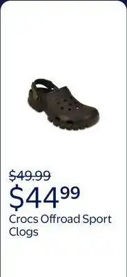 Walmart Crocs Unisex Offroad Sport Clogs offer
