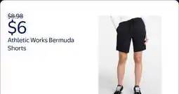 Walmart Athletic Works Women's and Women's Plus French Terry Bermuda Shorts, Sizes XS-4X offer