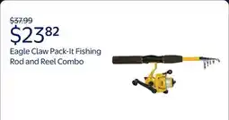 Walmart Eagle Claw Pack-It Telescopic 5'6 Fishing Rod/Reel Combo offer