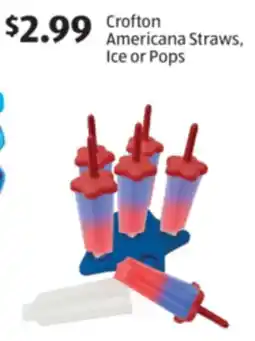 Aldi Crofton Americana Straws, Ice or Pops offer