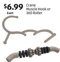 Aldi Crane Muscle Hook or 360 Roller offer
