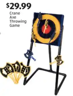 Aldi Crane Axe Throwing Game offer