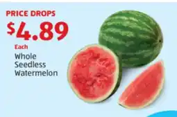 Aldi Whole Seedless Watermelon offer