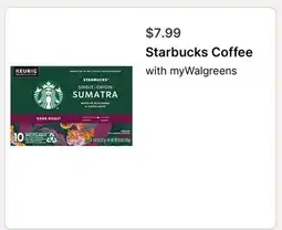 Walgreens Starbucks Coffee offer