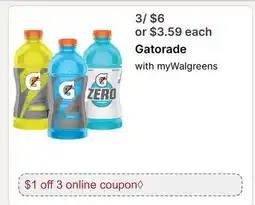 Walgreens Gatorade offer