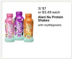 Walgreens Alani Nu Protein Shakes offer