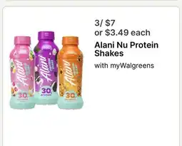 Walgreens Alani Nu Protein Shakes offer