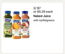 Walgreens Naked Juice offer