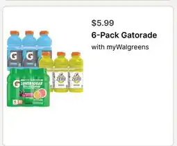 Walgreens 6-Pack Gatorade offer