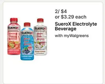 Walgreens SueroX Electrolyte Beverage offer
