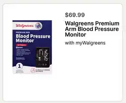 Walgreens Walgreens Premium Arm Blood Pressure Monitor offer