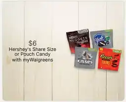 Walgreens Hershey's Share Size or Pouch Candy offer