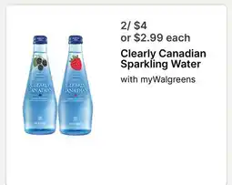 Walgreens Clearly Canadian Sparkling Water offer