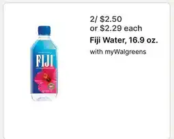 Walgreens Fiji Water offer